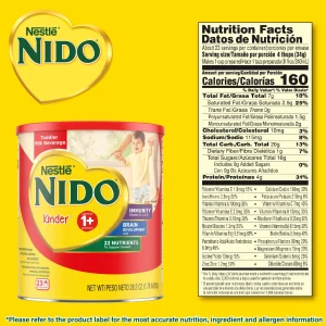 Nestlé NIDO Kinder 1+ Toddler Milk Beverage – Powdered Milk Drink