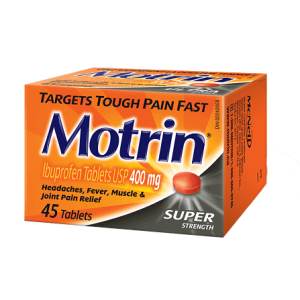 Motrin® Ibuprofen Pain Reliever Tablets – 200mg